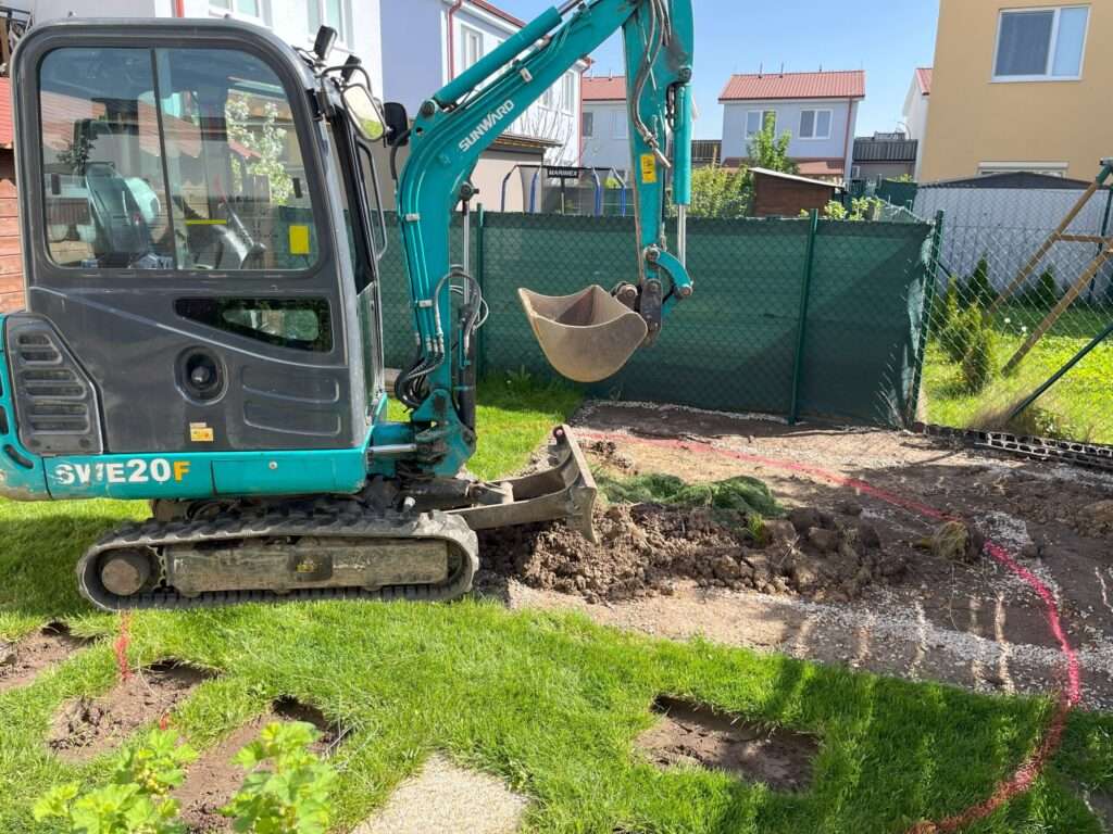 výkop bazena trnava