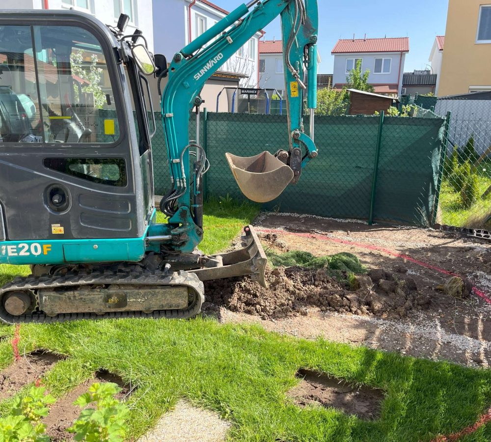 výkop bazena trnava